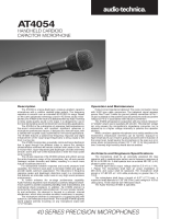 Audio Technica AT-4054 - Owners Manual